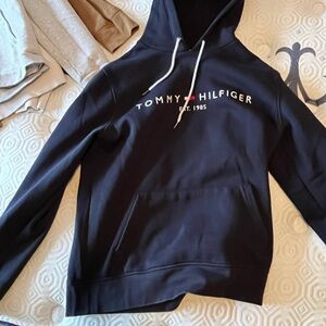 Tommy Hilfiger Navy Hoodie with Logo
